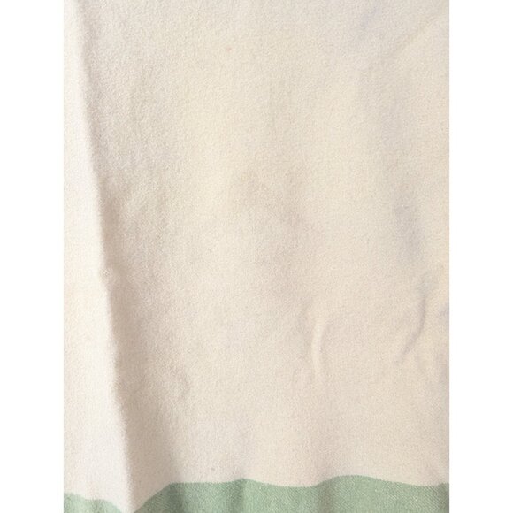 Vtg Blanket Hudson Bay ? or similar 3.5 point Wool 63x72 Gold white label READ - Picture 9 of 16